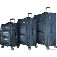 Чемодан-спиннер Mironpan 50159 80 см (бирюзовый)