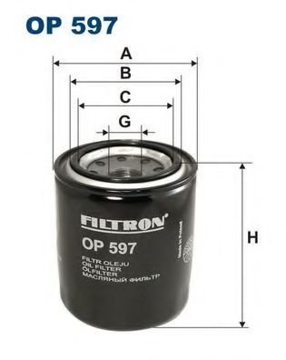 

Масляный фильтр Filtron OP597