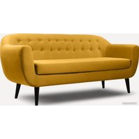 Диван Divan Роттердам-3 Velvet Yellow 85423 (желтый)