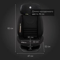 Детское автокресло Happy Baby Reex isofix (black)