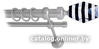 

Карниз для штор Lm Decor Даймонд 135 2р гладкий 25/16мм (сатин, 2.8м)