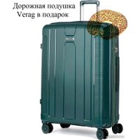 Чемодан-спиннер Mironpan 91303 76 см (темно-зеленый)