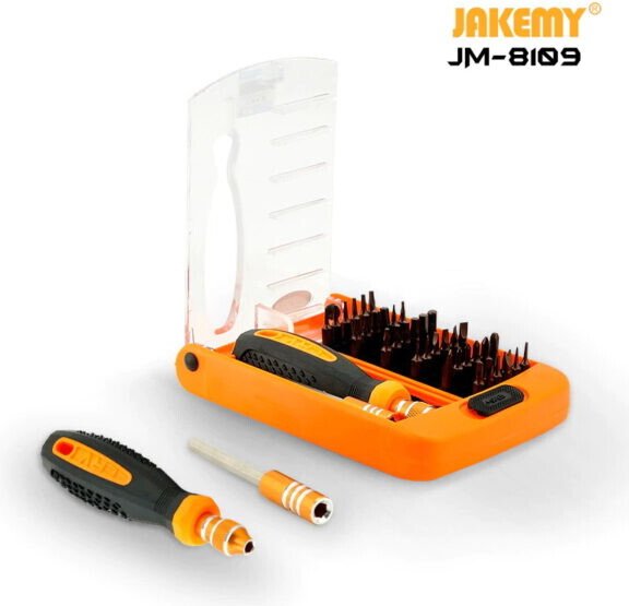 

Набор отвертка с битами Jakemy JM-8109 (38 предметов)