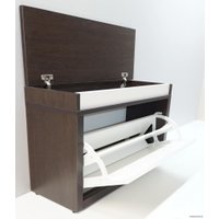 Тумба для обуви Анрат Элана 1к.80 венге магия/белый