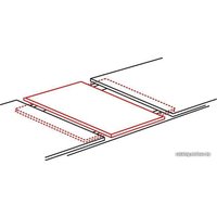 Кухонный стол Signal Fresno 150/210x90 (дуб артизан/черный)