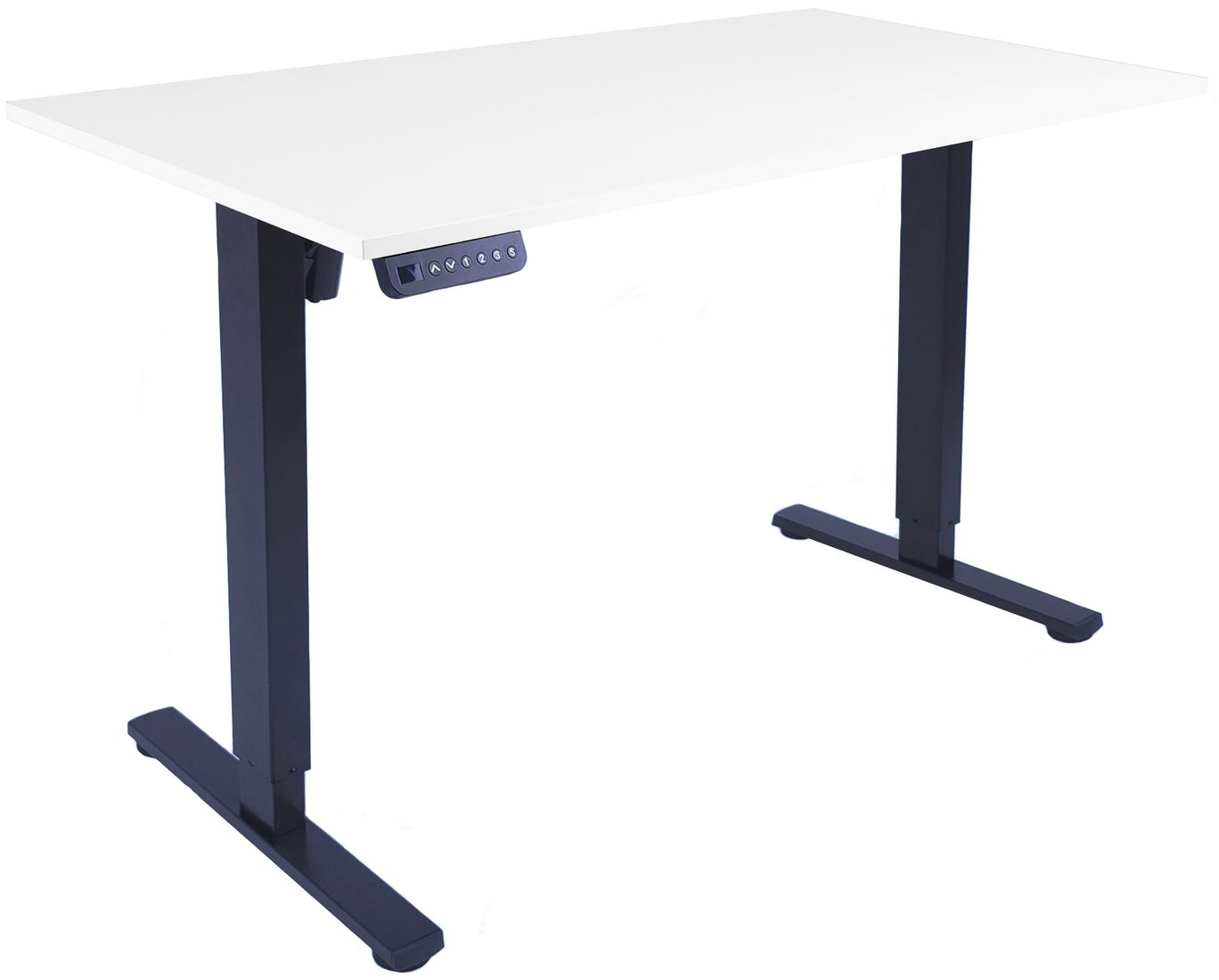 

Стол ErgoSmart Electric Desk Light 1200х650х18 мм (альпийский белый/черный)