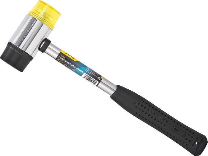 

Молоток рихтовочный Deli YS EDL5340 (40мм, боек резина/пластик, стальная рукоятка)