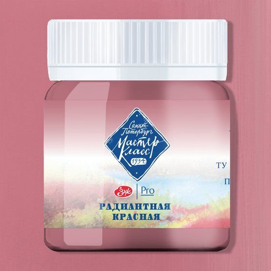 

Гуашь Невская палитра Мастер-класс 17203004 (40 мл, 3004 радиантная красная)