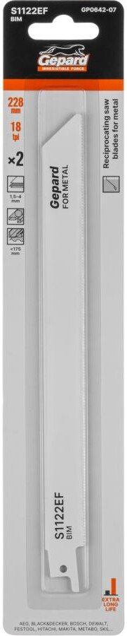 

Набор пильных полотен Gepard GP0642-07