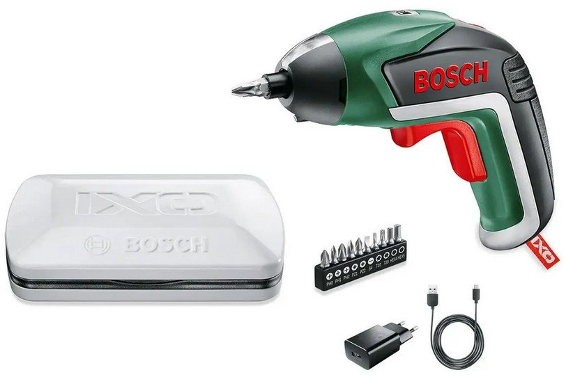 

Электроотвертка Bosch IXO V 06039a8000 (набор оснастки)