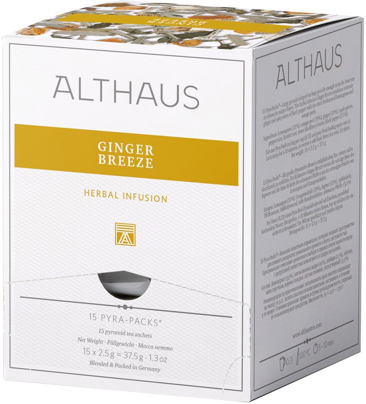 

Травяной чай Althaus Ginger Breeze 15 шт