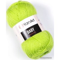 Пряжа для вязания Yarnart Baby 100% акрил 13854 50 г (150 м, салатовый)