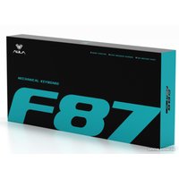 Клавиатура AULA F87 (белый/темно-синий/черный)