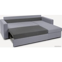 Угловой диван Divan Порту Textile Silver 209232 (серый)