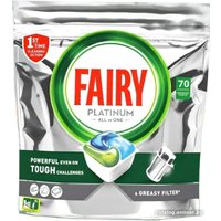 Капсулы для посудомоечной машины Fairy Platinum Все в 1 (70 шт)