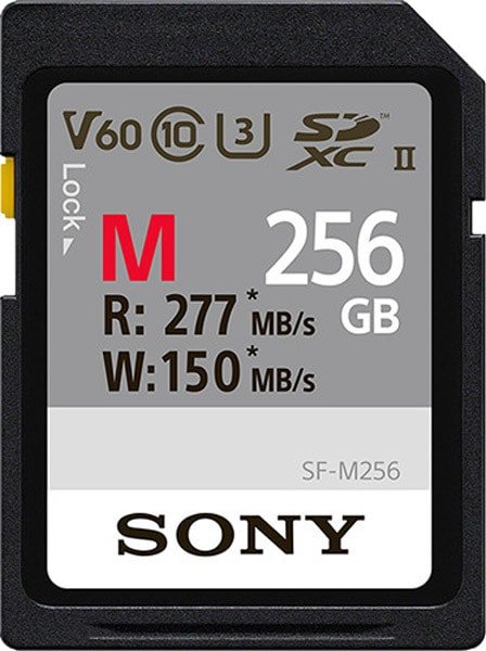 

Карта памяти Sony SDXC SF-M Series UHS-II 256GB
