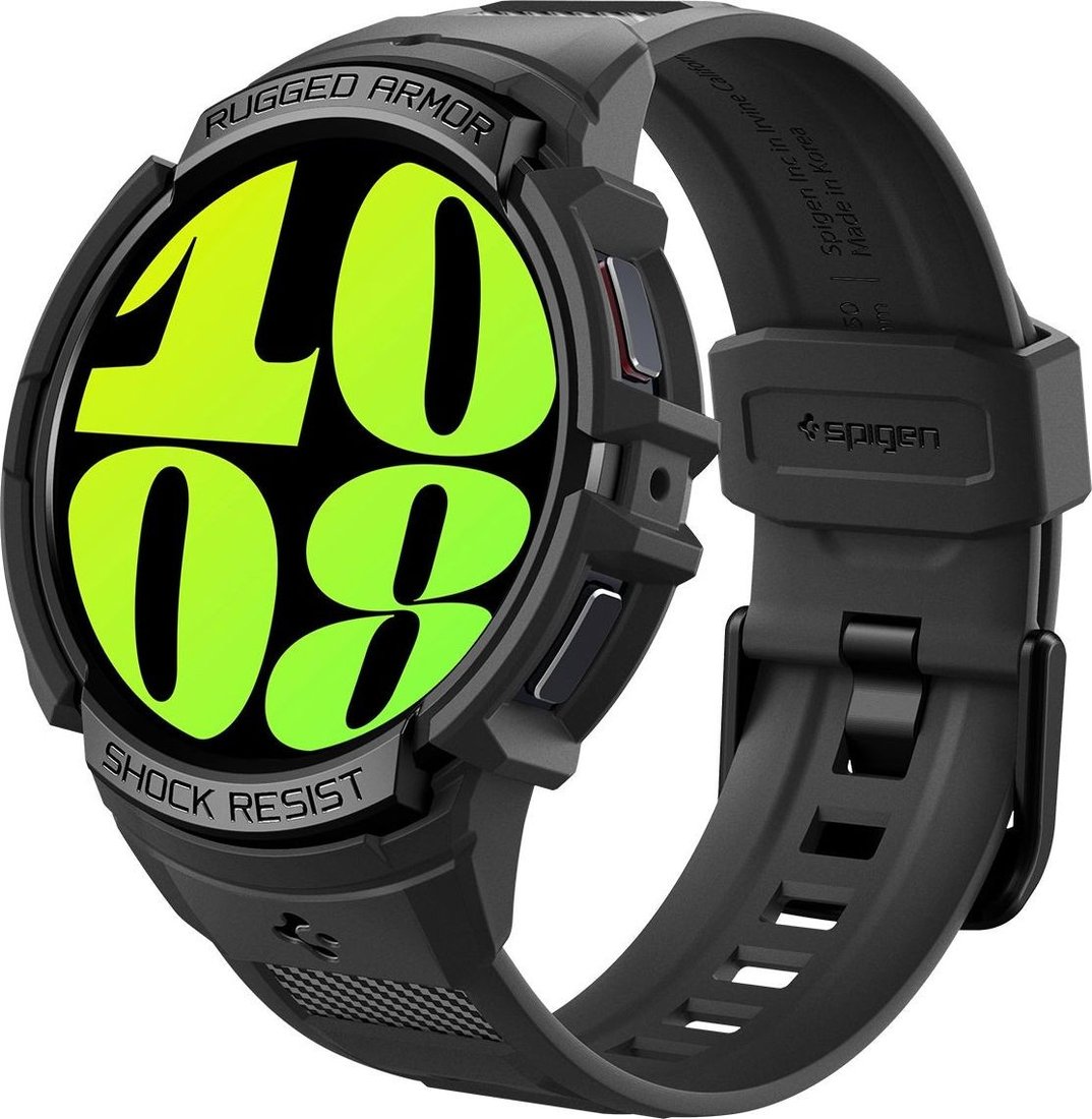 

Ремешок Spigen Rugged Armor Pro для Galaxy Watch6 (44 мм) (черный)