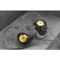 Наушники KZ Acoustics EDX Pro (с микрофоном, черный)