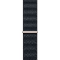 Умные часы Apple Watch Series 9 45 мм (алюминиевый корпус, полуночный/полуночный, нейлоновый ремешок)