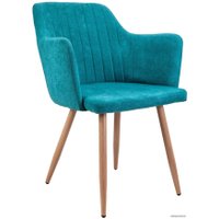 Стул AksHome Brit 67629 (бирюзовый/дуб)
