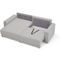 Угловой диван Mio Tesoro Таун 264 1.5ек-1.5пф (1366 светло-серый)