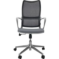 Офисное кресло SitUp LATI-H Grey Chrome (сетка Grey/Grey) в Мозыре