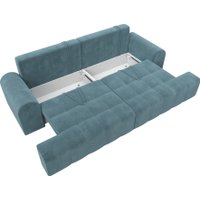 Диван Лига диванов Лига-080 131115 (велюр Seven 113 бирюзовый)