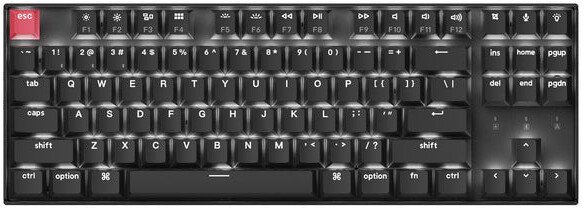 Клавиатура Keychron K8 V2 White LED K8X-A4 (Keychron Super Banana, нет кириллицы)