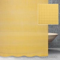 Шторка-занавеска для ванны Savol S-3D O (желтый)