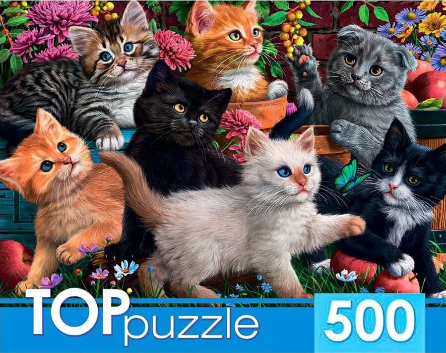 

Пазл Top Puzzle Игривые котята ХТП500-6809 (500 эл)