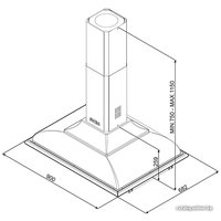 Кухонная вытяжка Smeg KCI19AOE