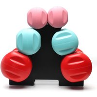 Гантельный ряд AMETIST Fitnes Composit 12 кг с подставкой (2x1кг, 2x2кг, 2x3кг)