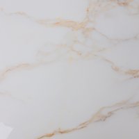 Кухонный стол Lepremo AV 2317 МДФ+керамика 900 (белый глянцевый Carla Larkin/черный+HPL дуб вотан)