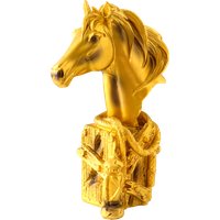 Статуэтка Sima-Land Бюст. Золотой конь с фонарем 10869658
