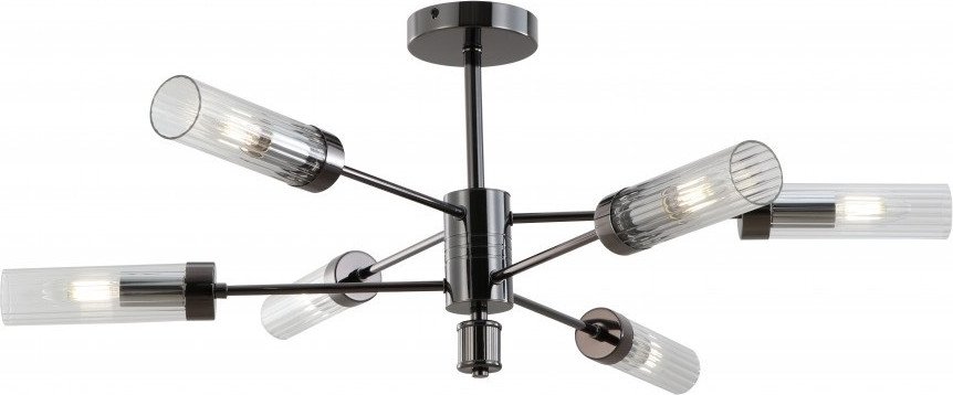 

Люстра средней высоты iLamp Evolution 15609-6 AN+CL