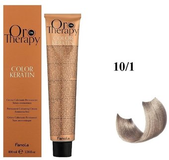 Fanola ORO Therapy Color Keratin 10.1 блондин платиновый 100 мл