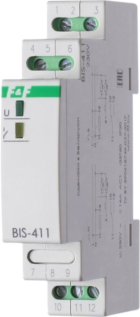 

Реле импульсное Евроавтоматика F&F BIS-411 EA01.005.001