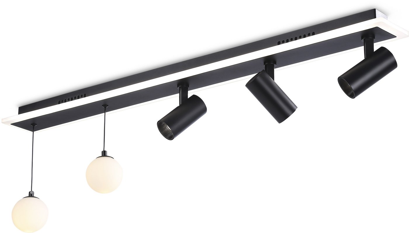 

Трековый светильник Ambrella light Comfort FL66202/1+5 BK (черный)