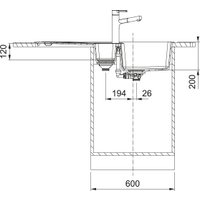 Кухонная мойка Franke Centro CNG 651-100 114.0710.226 (миндаль)