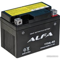 Мотоциклетный аккумулятор ALFA YTX4L-BS (4 А·ч)