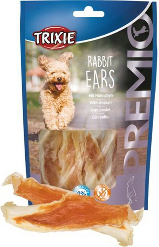 Лакомство для собак Trixie PREMIO Rabbit Ears (кроличьи ушки) 80 г