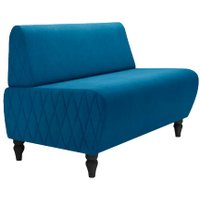 Диван Mio Tesoro Буно (велюр/синий №13)