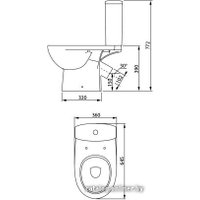 Унитаз напольный Colombo Статус S23960500