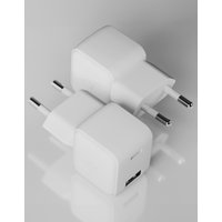 Сетевое зарядное VLP G-Charge USB-С/USB-A (белый)