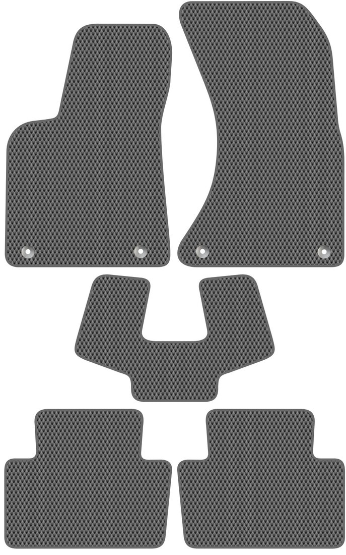 

Комплект ковриков для авто Alicosta Porsche Macan (suv / 95B) 2013 - Н.В. (серый, ромб)