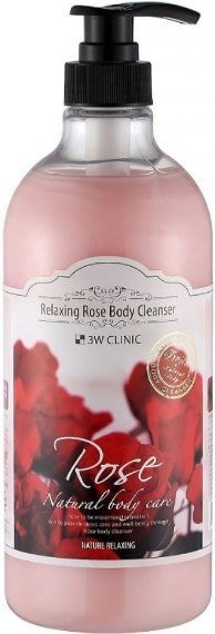 

3W Clinic Гель для душа Relaxing Body Cleanser с экстрактом розы 1 л