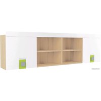 Полка Аквилон Стиль № 7.1 (туя светлая/лайм)