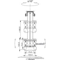 Кронштейн для телевизора Onkron CR1S