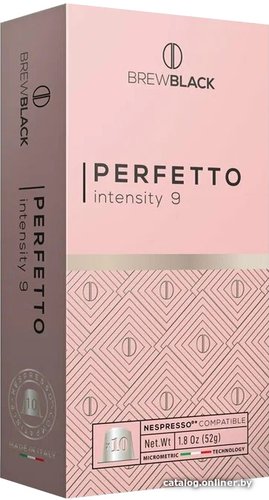 Кофе в капсулах BrewBlack Perfetto 10 шт