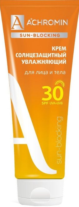 

Крем солнцезащитный Achromin Крем солнцезащитный для лица и тела SPF 30 250 мл